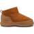 Moon Boot Suede Luna Booties With Eco-Shearling Lining Brown