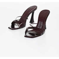 Saboti Patent Leather Lust Mules With Spool Heel 9Cm Femei