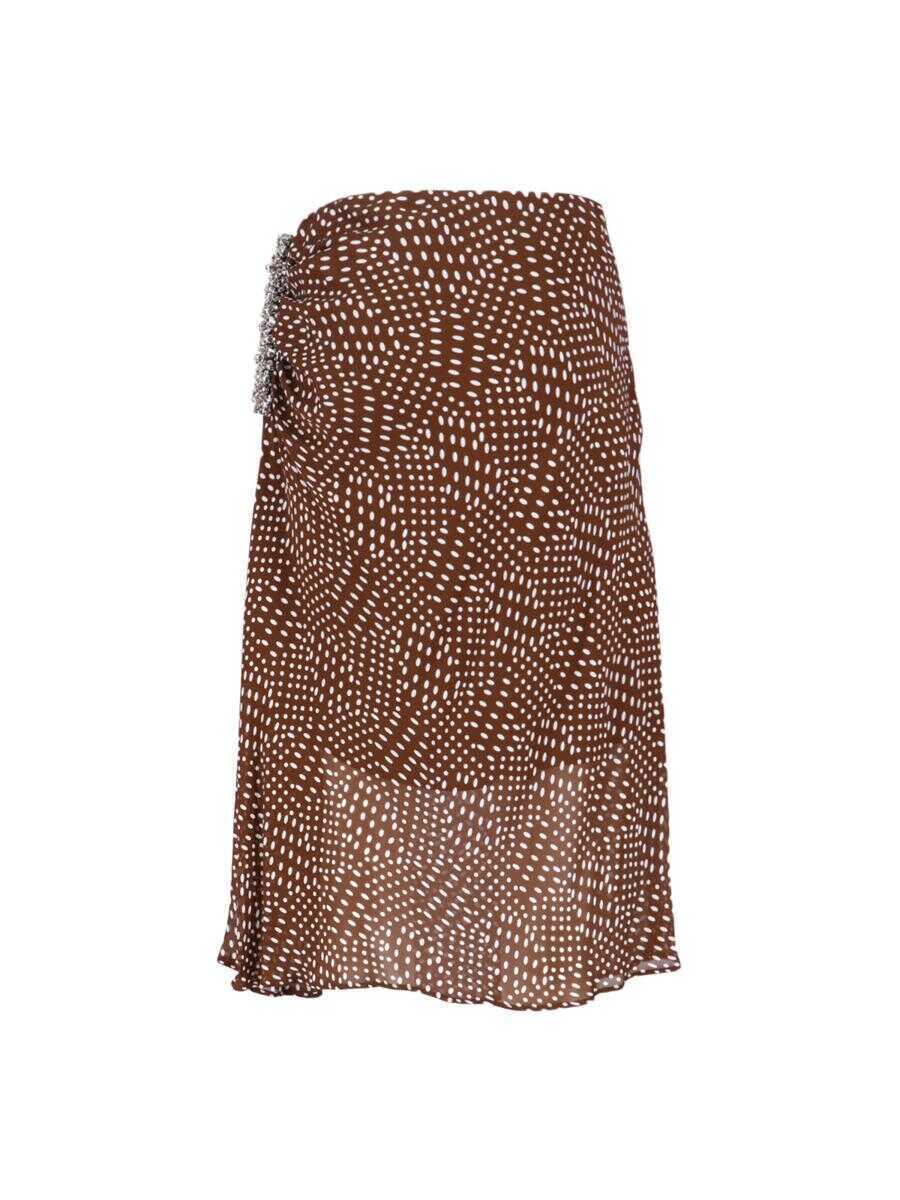 Fuste Dries Van Noten Dries Van Noten Skirts BROWN Femei (BM 18969291) 2