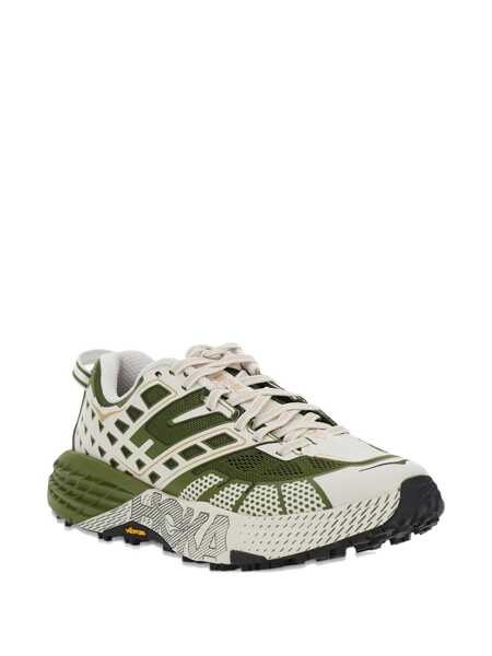 Sneakers Hoka One One Speedgoat Green Low Top Sneakers With Geometric Motif In Tech Fabric Unisex GREEN Femei (BM 18969492) 2
