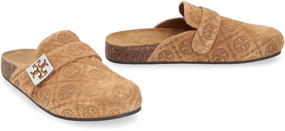 Sandale Tory Burch Tory Burch Mellow Suede Mules BROWN Femei (BM 18969591) 3