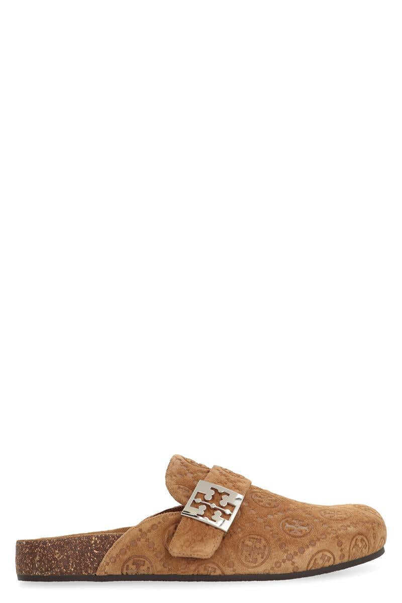 Sandale Tory Burch Tory Burch Mellow Suede Mules BROWN Femei (BM 18969591) 1