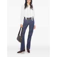 Topuri Tory Burch Dama - Bluze Tory Burch White Blouse With Pussybow Collar In Viscose Woman WHITE Femei (BM 18969618) - B-mall.ro