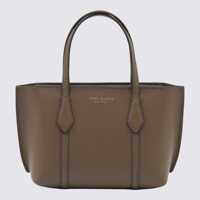 Genti de mana Tory Burch Brown Leather Perry Mini Tote Femei