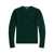 Ralph Lauren 'Julianna' Green Sweater With Round Neck And Pony Embroidery On The Front In Wool And Cashmere Woman GREEN