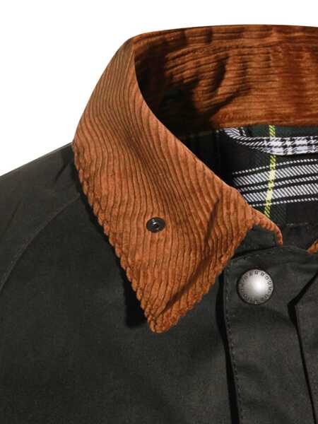 Paltoane Barbour Barbour Black Cotton Coat Green Barbati (BM 18970185) 3