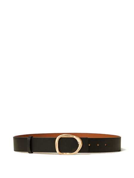 Curele TWINSET Black Belt With Buckle Closure In Grained Leather Woman Black Femei (BM 18970269) 1