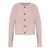 BY MALENE BIRGER By Malene Birger Cropped Rib Wool Blend Cardigan CHALK PINK