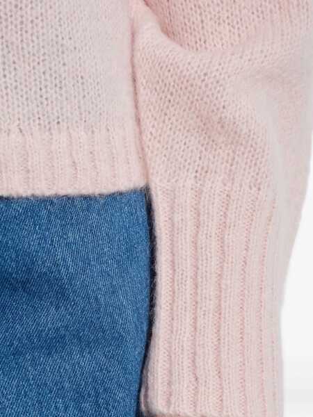 Pulovere BY MALENE BIRGER By Malene Birger Brie Wool And Mohair Crewneck Sweater CHALK PINK Femei (BM 18970341) 5