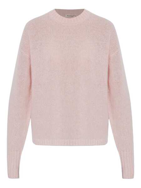 Pulovere BY MALENE BIRGER By Malene Birger Brie Wool And Mohair Crewneck Sweater CHALK PINK Femei (BM 18970341) 1