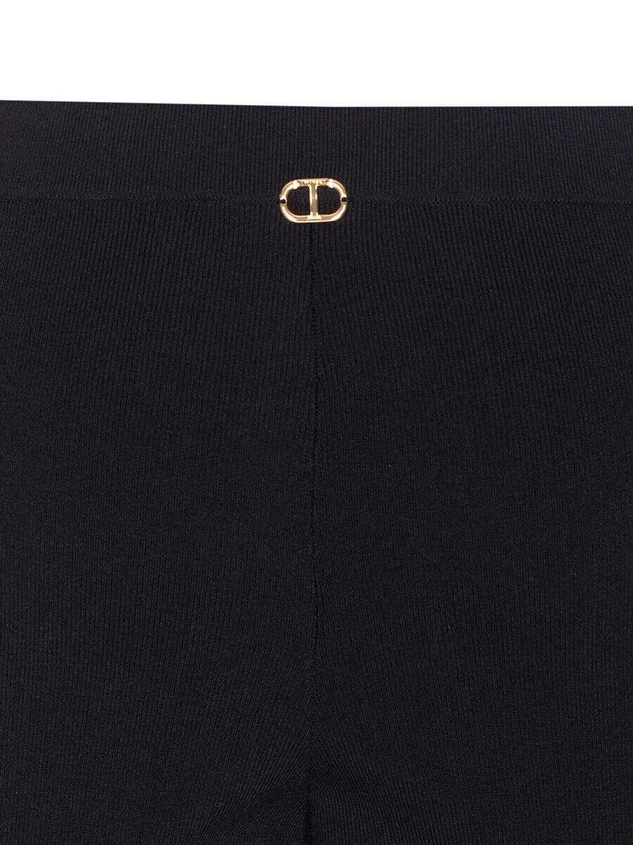 Pantaloni casual TWINSET Twinset Trousers Black Femei (BM 18970362) 3