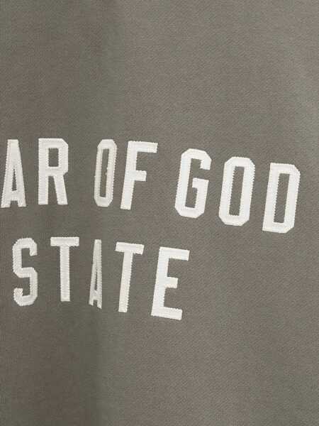 Pulovere Fear Of God Essential Fear Of God Essential 90S Fleece Crewneck Moss Green Barbati (BM 18970440) 3