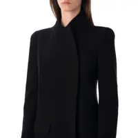 Geci Tom Ford Dama - Paltoane Tom Ford Tom Ford Long Wool Coat Blac Black Femei (BM 18970623) - B-mall.ro