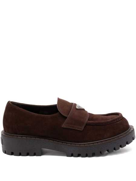 Mocasini Prada Prada Moccasins Shoes BROWN Barbati (BM 18970728) 1