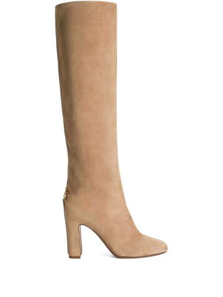 Bocanci Dolce & Gabbana Jackie Suede Boots Beige Femei (BM 18970851) 1