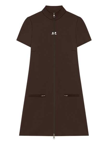 Rochii COURRGES Courrges Interlock Tracksuit Mini Dress BROWN Femei (BM 18970854) 1