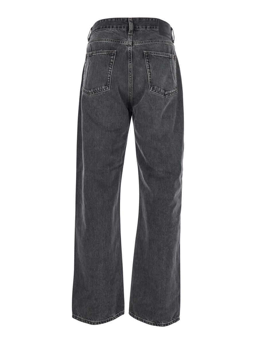 Blugi Won Hundred Black Jeans With Belt Loops In Denim Man Black Barbati (BM 18970887) 2