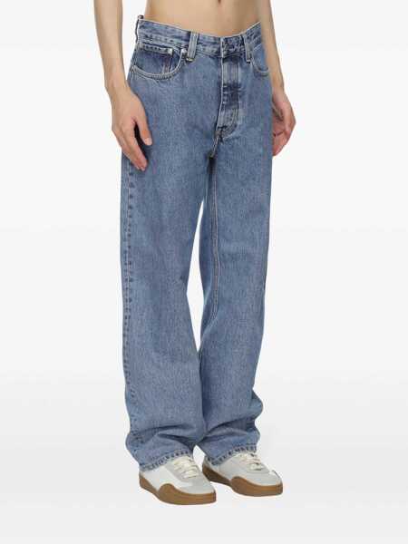 Blugi Won Hundred Blue Jeans With Belt Loops In Denim Man BLUE Barbati (BM 18970893) 3