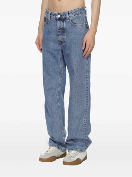 Blugi Won Hundred Blue Jeans With Belt Loops In Denim Man BLUE Barbati (BM 18970893) 5