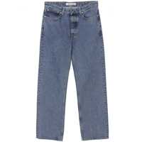 Blugi Blue Jeans With Belt Loops In Denim Man Barbati