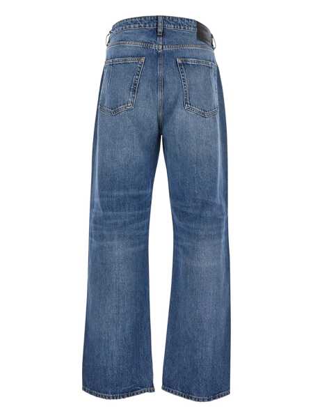 Blugi Won Hundred Blue Jeans With Belt Loops In Denim Man BLUE Barbati (BM 18970941) 2