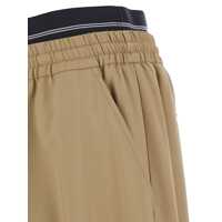 Pantaloni MSGM pentru Barbati - Pantaloni MSGM Beige Pants With Elastic Drawstring Waist In Wool Stretch Man Beige Barbati (BM 18971010) - B-mall.ro