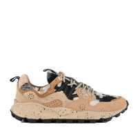 Sneakers Flower Mountain Yamano 3 Beige Suede Sneakers And Wool Details Femei