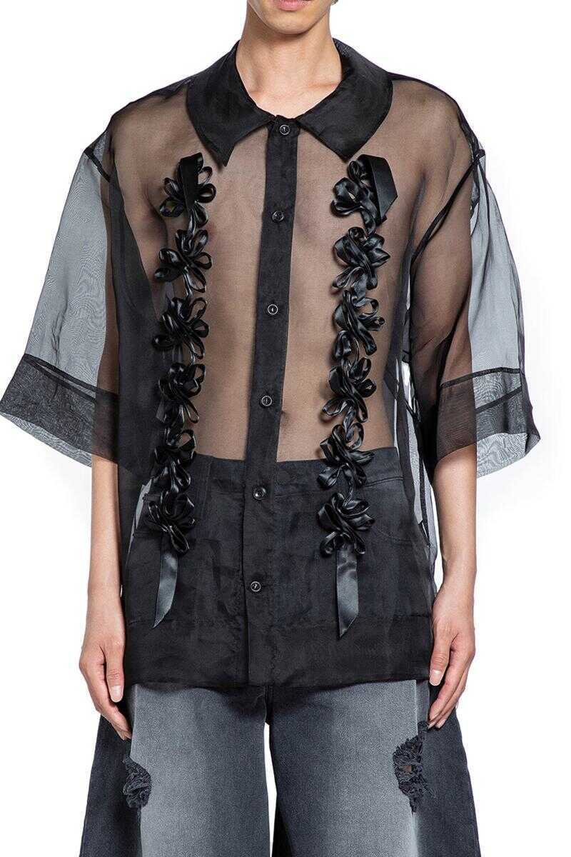 Camasi SIMONE ROCHA Simone Rocha Shirts Black Barbati (BM 18971286) 1