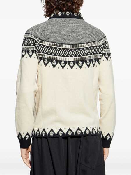 Pulovere Alexander McQueen Alexander McQueen Knitwear Beige Barbati (BM 18971883) 4