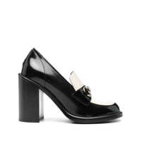 Pantofi cu toc Gucci Leather Heel Loafers Femei