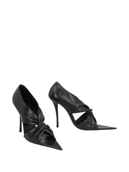 Pantofi cu toc Saint Laurent Saint Laurent Giannutri Lather Pumps Black Femei (BM 18971907) 2