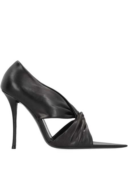 Pantofi cu toc Saint Laurent Saint Laurent Giannutri Lather Pumps Black Femei (BM 18971907) 1