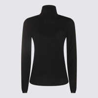 Pulovere Zanone Black Wool Knitwear Femei