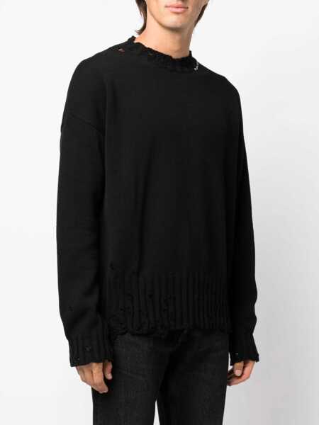 Pulovere Marni Marni Crewneck Sweater Black Barbati (BM 18972117) 3