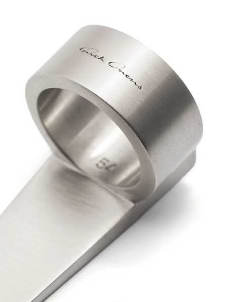 Bijuterii Rick Owens Rick Owens Runk Ring With Engraved Logo GREY Femei (BM 18972120) 2