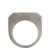 Rick Owens Rick Owens Bevelled Brass Ring GREY