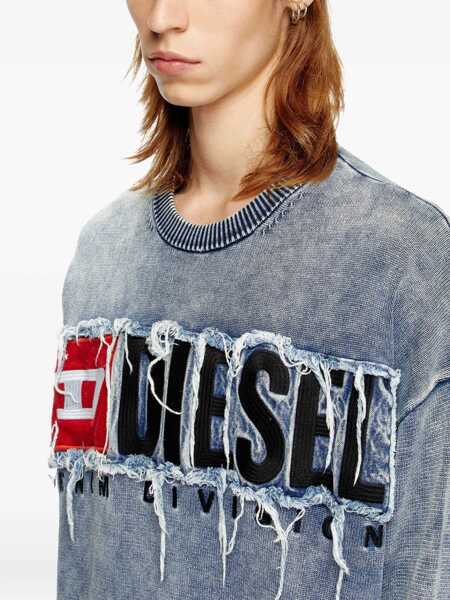 Pulovere Diesel Diesel K-Fronzi Sweater BLUE Barbati (BM 18972198) 5