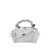 Ganni Ganni Silver Leather Small Bou Top Handle Bag SILVER