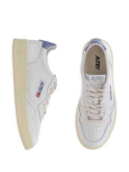 Sneakers AUTRY Autry Autry Sneakers Medalist Low In White Leather And Tempest LIGHT BLUE, WHITE Barbati (BM 18972534) 4