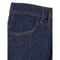 Blugi TELA Dama - Blugi TELA Brooklyn Blue Jeans With Logo Patch On The Rear And Turn-Up Hem In Denim Woman BLUE Femei (BM 18972678) - B-mall.ro