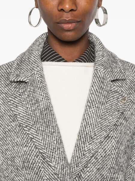 Paltoane Liu Jo Liu Jo Gray Coat GREY Femei (BM 18972825) 5