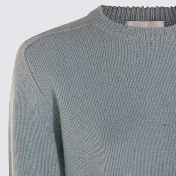 Pulovere KUJTEN Kujten Light Blue Knitwear BLUE ICE Femei (BM 18973152) 4