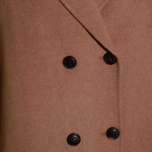 Paltoane KUJTEN Kujten Camel Pink Cashmere Coat CAMELO Femei (BM 18973155) 3