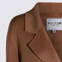 Paltoane KUJTEN Dama - Paltoane KUJTEN Kujten Camel Pink Cashmere Coat CAMELO Femei (BM 18973155) - B-mall.ro
