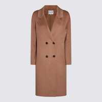 Paltoane Kujten Camel Pink Cashmere Coat Femei