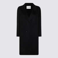 Paltoane Kujten Blue Cashmere Coat Femei