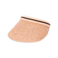 Palarii Helen Kaminski Dark Beige Raffia Hat Femei