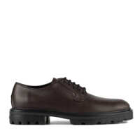 Pantofi eleganti Hogan H673 Brown Lace-Ups Barbati