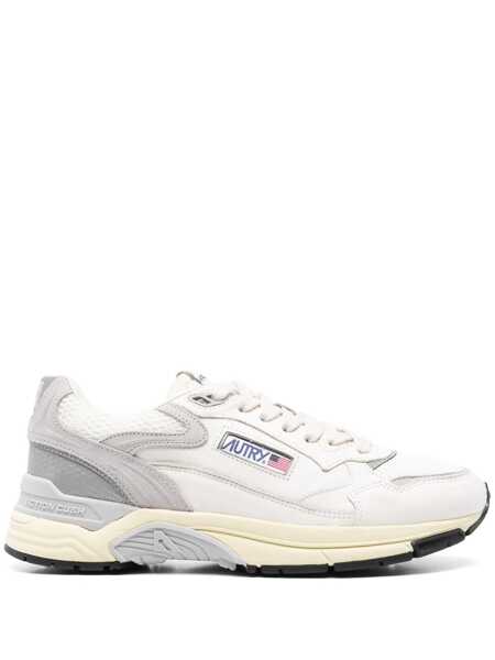 Sneakers AUTRY Autry Medalist Sneakers In White And Grey With Suede BIANCO E GRIGIO Barbati (BM 18973656) 1
