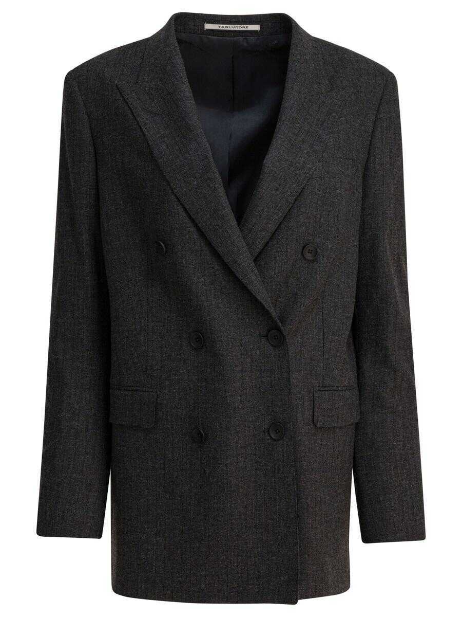 Paltoane Tagliatore Tagliatore Jackets & Coats GREY Femei (BM 18973695) 1